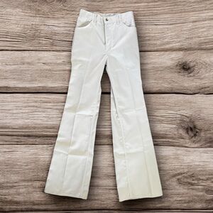 Vintage Flare White Denim Jean Size 9